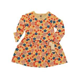 NWT! Tea Floral Skirted Dress. Size 4.